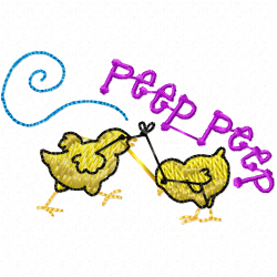Chick Embroidery Design 3 Chick Embroidery Design 3